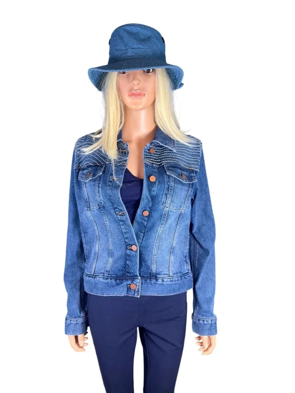 NWT Tilley T3 Wanderer Bucket Hat Blue Large 7.5cm  MSRP$99.00